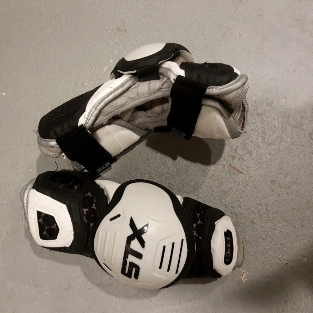 STX Cell lacrosse elbow pads